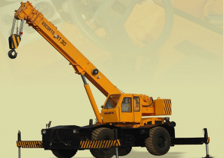 Escorts RT-30 crane - load chart, specs & dimensions (2017 - 2026)
