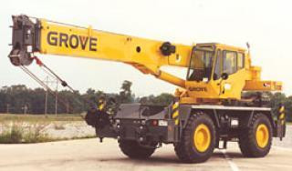 Grove RT 530 E crane - load chart, specs & dimensions (2003 - 2008)