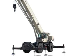 TEREX CRANES RT 555 crane - load chart, specs & dimensions (2017 - 2019)