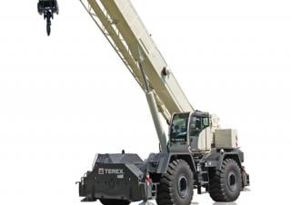 TEREX CRANES RT 670 crane - load chart, specs & dimensions (2017 - 2019)