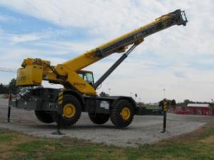 Grove RT 880 E (4x4x4) crane - load chart, specs & dimensions (2008 - 2016)