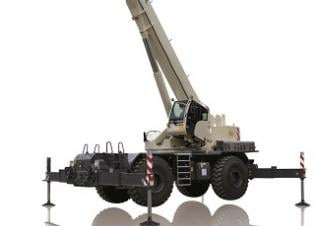 TEREX CRANES RT 90 crane - load chart, specs & dimensions (2017 - 2021)