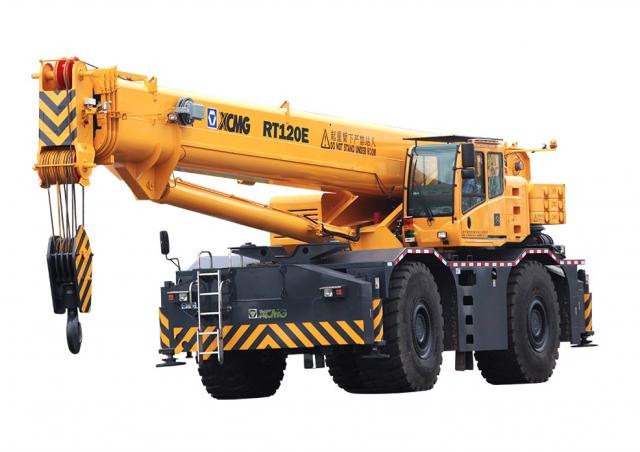 XCMG RT120E crane - load chart, specs & dimensions (2017 - 2026)