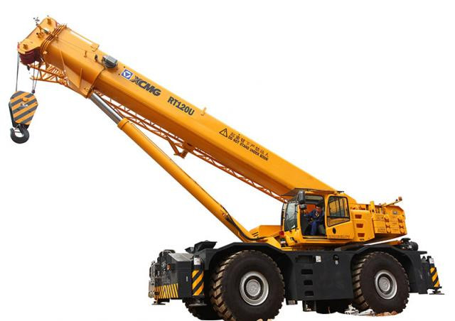 XCMG RT120U crane - load chart, specs & dimensions (2017 - 2026)