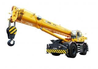 XCMG RT60 crane - load chart, specs & dimensions (2017 - 2026)
