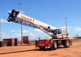 Link-Belt RTC-8065 Series II crane - load chart, specs & dimensions (2017 - 2026)