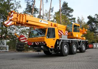 Tadano RTF 40-3 (9,6t) crane - load chart, specs & dimensions (1997 - 2001)