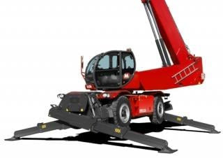 MAGNI RTH 13.26 SH Rotating Telehandler Specs & Dimensions (2018 - 2024)