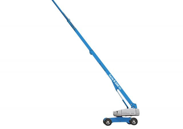 Genie S-100 HD Wheeled Telescopic Boom Lifts (2014 - 2018) Specifications & Dimensions
