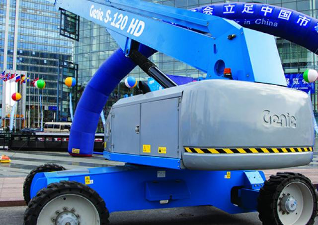 Genie S-120 HD Wheeled Telescopic Boom Lifts (2011 - 2018) Specifications & Dimensions