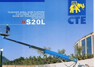 S 20 L CTE Truck Mounted Telescopic Boom Lifts