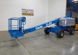 Genie S-40 Wheeled Telescopic Boom Lifts (2007 - 2020) Specifications & Dimensions