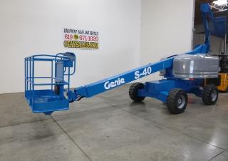 Genie S-40 Wheeled Telescopic Boom Lifts (2007 - 2016) Specifications & Dimensions