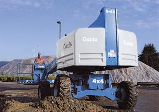 Genie S-45 Wheeled Telescopic Boom Lifts (2007 - 2016) Specifications & Dimensions
