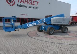 Genie S-60 Wheeled Telescopic Boom Lifts (2007 - 2016) Specifications & Dimensions
