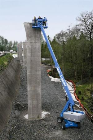 Genie S-60 HC Wheeled Telescopic Boom Lifts (2007 - 2014) Specifications & Dimensions