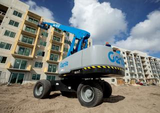 Genie S-80 HF Wheeled Telescopic Boom Lifts (2024 - 2025) Specifications & Dimensions