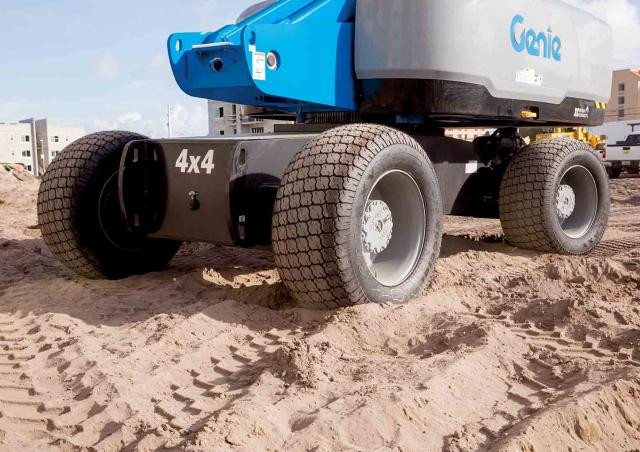 Genie S-85 HF Wheeled Telescopic Boom Lifts (2019 - 2023) Specifications & Dimensions