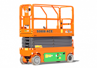 Dingli S0808-ACE Wheeled scissor lifts (2025 - 2026) Specifications & Dimensions