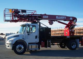 S50R SkyWalk Elliott Equipment Truck Mounted Telescopic Boom Lifts