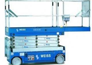 SAB A-90 aqua Weiss Wheeled scissor lifts