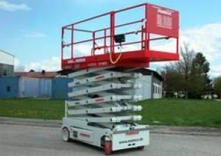 SAB B-118 aqua Weiss Wheeled scissor lifts