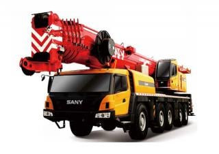 Sany SAC1000 crane - load chart, specs & dimensions (2017 - 2022)