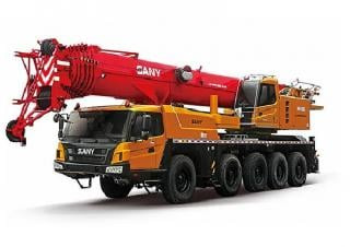 Sany SAC1100S crane - load chart, specs & dimensions (2023 - 2026)