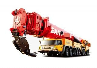 Sany SAC12000 crane - load chart, specs & dimensions (2017 - 2020)