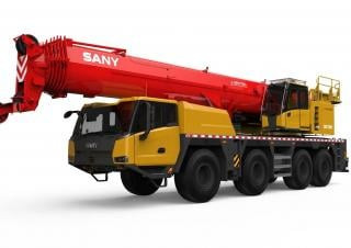 Sany SAC1200E crane - load chart, specs & dimensions (2023 - 2026)