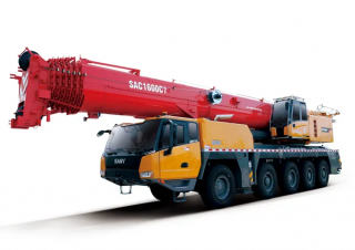 Sany SAC1600C7 crane - load chart, specs & dimensions (2025 - 2026)