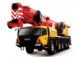 Sany SAC1800 crane - load chart, specs & dimensions (2017 - 2022)