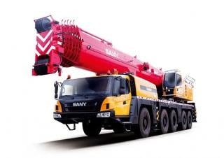 Sany SAC2500T7 crane - load chart, specs & dimensions (2023 - 2026)
