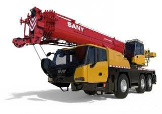 Sany SAC600E crane - load chart, specs & dimensions (2023 - 2026)