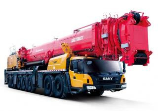 Sany SAC7000T7 crane - load chart, specs & dimensions (2023 - 2026)