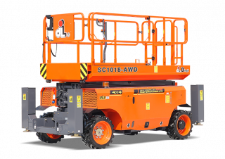 Dingli SC1018-AWD Wheeled scissor lifts (2025 - 2026) Specifications & Dimensions