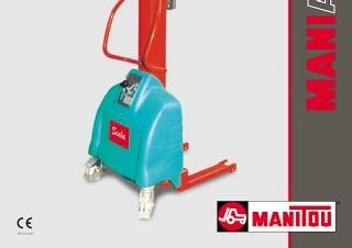 Manitou Scala Single Vertical Mast Boom Lifts (1999 - 2006) Specifications & Dimensions