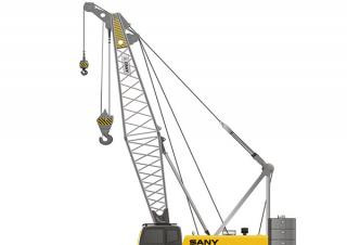 Sany SCC1000E crane - load chart, specs & dimensions (2017 - 2022)