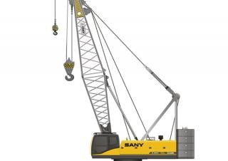 Sany SCC1500E crane - load chart, specs & dimensions (2017 - 2022)
