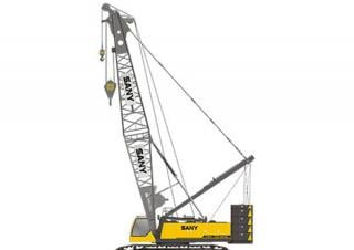 Sany SCC1800 crane - load chart, specs & dimensions (2017 - 2022)