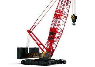Sany SCC3200A-1 crane - load chart, specs & dimensions (2023 - 2026)