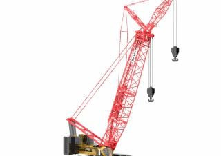 Sany SCC3500A crane - load chart, specs & dimensions (2020 - 2023)