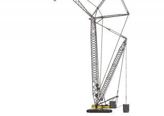 Sany SCC4000A crane - load chart, specs & dimensions (2017 - 2023)