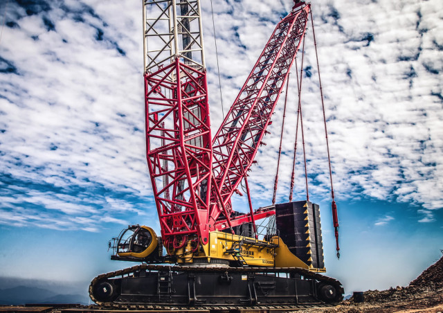 Sany SCC6500A crane - load chart, specs & dimensions (2017 - 2023)