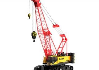 Sany SCC900A crane - load chart, specs & dimensions (2019 - 2023)