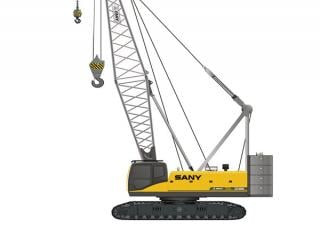 Sany SCC900E crane - load chart, specs & dimensions (2017 - 2022)