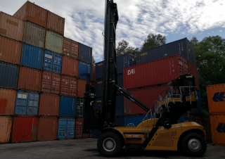 Sany SDCY100K8H1-T Reach Stacker Specs & Dimensions (2025 - 2026)