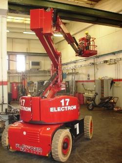 Basket SEL 17 AJ Electron Wheeled Articulating Boom Lifts (2010 - 2023) Specifications & Dimensions