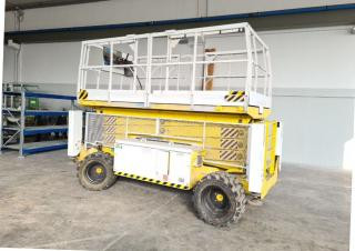 AIRO SF 1200 D Wheeled scissor lifts (2000 - 2004) Specifications & Dimensions