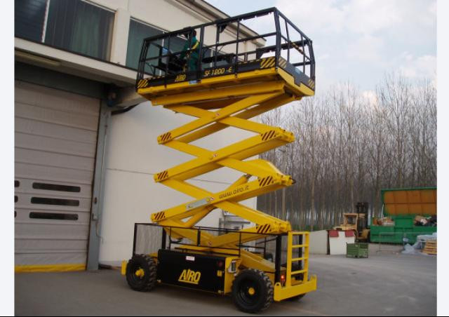 AIRO SF 1200 E/L 2 iD Wheeled scissor lifts (2004 - 2005) Specifications & Dimensions
